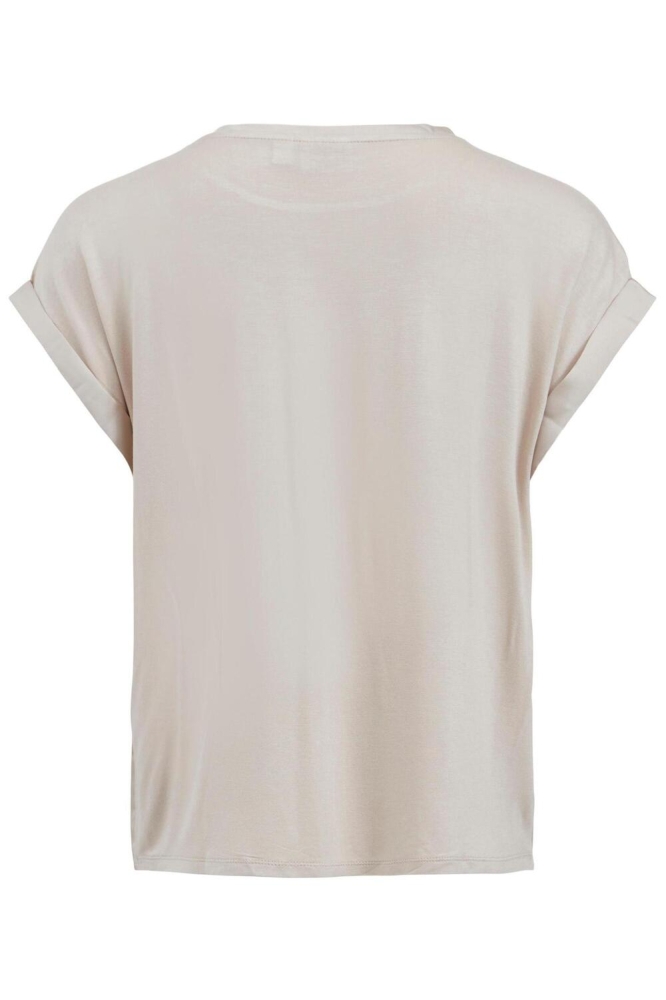 VIELLETTE S/S SATIN TOP - NOOS 14059563 CEMENT
